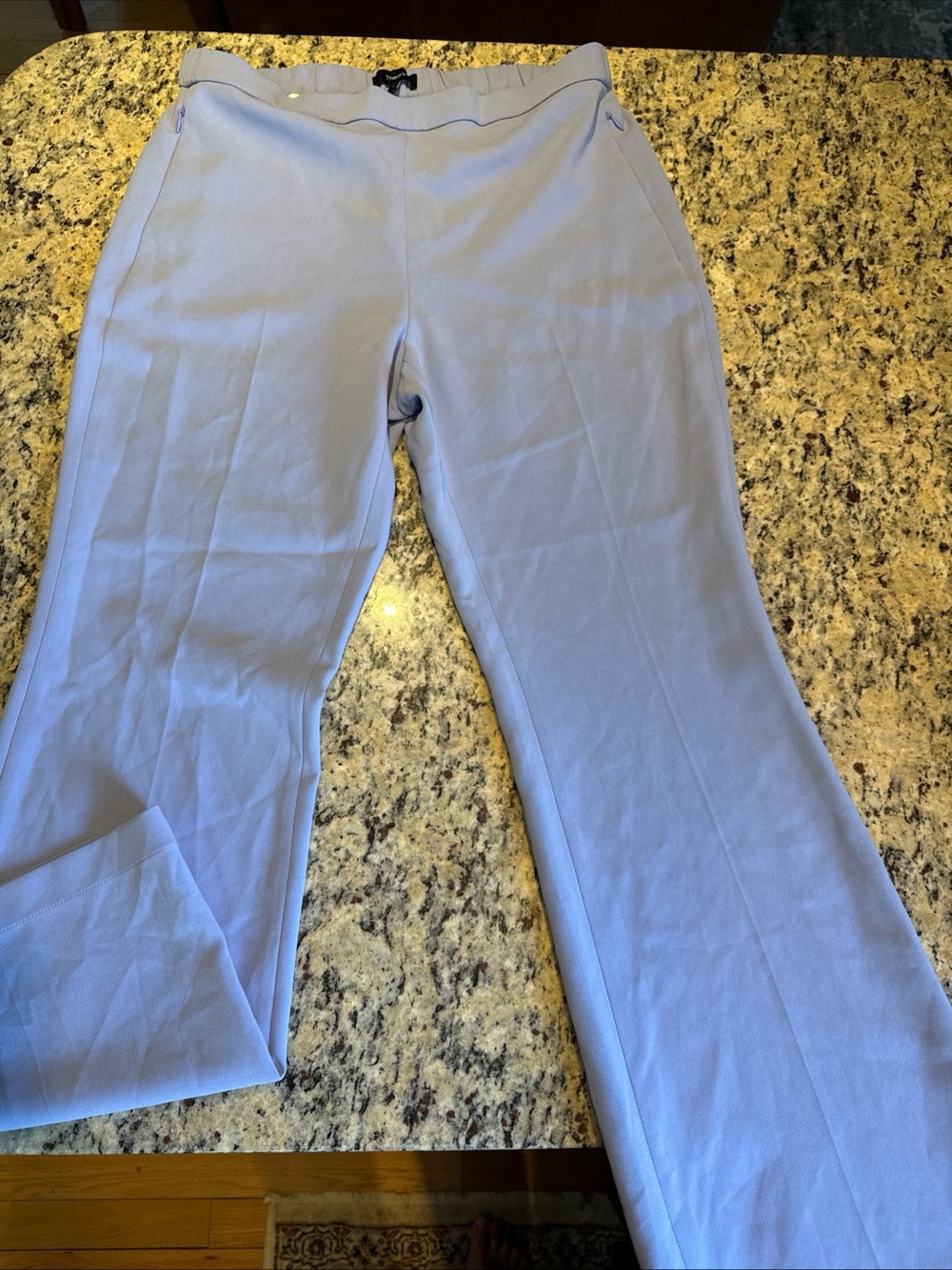 Theory Lavender Boot-Cut Trouser Pants - Picture 8 of 16